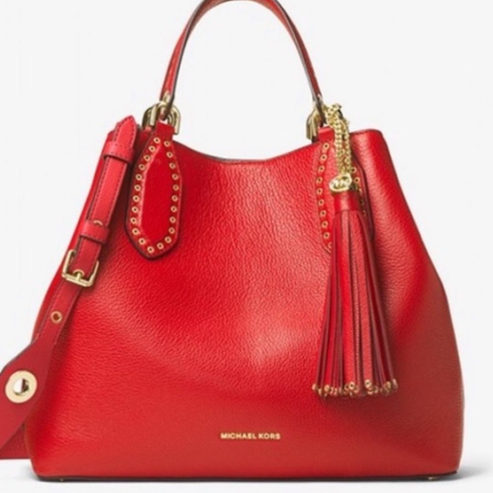 Red Brooklyn Michael Kors bag